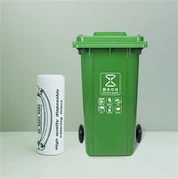 Dideli plastikiniai šiukšlių maišai